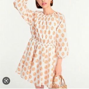 J. Crew Smocked Waist Dress